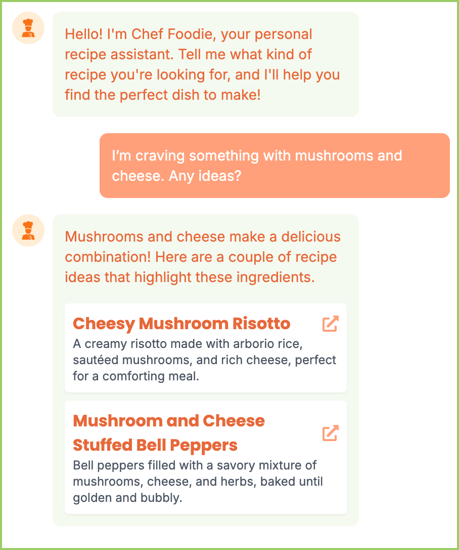 Chef Foodie Conversation